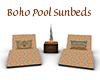 Boho Pool Sunbeds