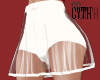 [C] White Plastic Skirt