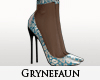 Silver B leopard heels 4