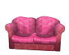 Scruffy Pink Loveseat