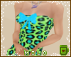 M| Green corset.