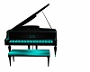 Black Teal piano