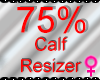 *M* Calf Resizer 75%
