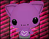 *S* Purple Chibi Kitty