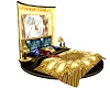 Golden Wolf Bed