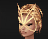 Gold Metal Cat Mask