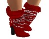 LADIES RED BOOTS