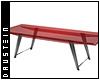 d| Red Acrylic Table