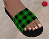 Green Sandals Plaid (M)