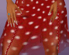 Red  W dots Skirt RLL