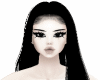 long black middle part