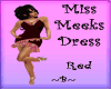 Miss Meeks Dress Red