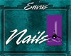 [ENV] Nails (Purple-Onyx