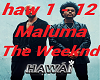 Hawai Maluma Weeknd + D