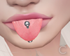 C| Silver Pierced Tongue