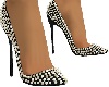 TD White Spiket Pumps