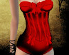 red rave corset