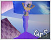 QnS Purple Mermaid Top
