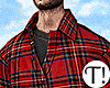 T! Flannel Red Tucked