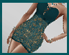 Rich Green-N-Gold Dress