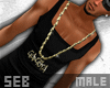 |S Gold Gangsta Chain
