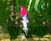 Parrot + Tropical Flower