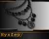 Wench Black Necklace