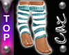 |CAZ| Cutie StSox Teal