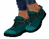 TEAL ANKLE BOOTS