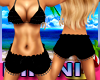 Black Bikini With Shorts