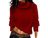 Bulky Red Sweater
