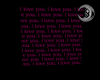 I love you Wall Decal (P