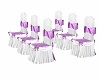 Lavender wedding chairs