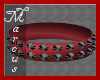 [MA]Red/Blk Spiky Collar