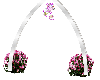 Wht/Pink Wedding Arch