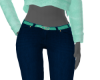 Jeans Sweaterfit mint