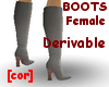 [cor] Boots female deriv