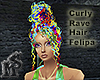 Curly Rave Hair Felipa