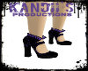 Purple Glam Goth Shoes