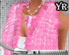 Sexy Pink Fur Vest