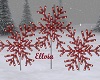 Ell: Snowflakes red