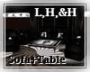 L,H,&H Sofa+Table Set