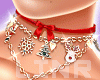 Necklace Christmas Red