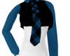 Blue Crop Top