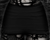 Black skirt ripped