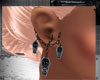 [J] Goth Coffin earrings