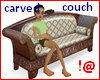 !@ Carved couch