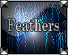 Blue Feathers Particle
