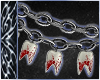 bloody teeth chain m