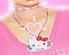♡ kitty necklace ♡